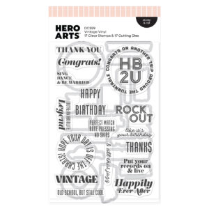 Hero Arts Vintage Vinyl Stamp & Cut