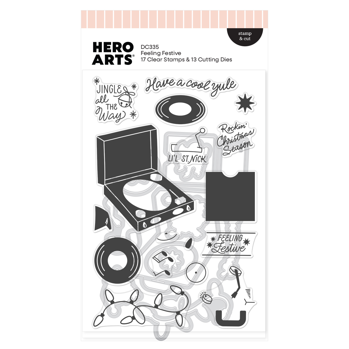 Hero Arts Feeling Festive Stamp & Cut