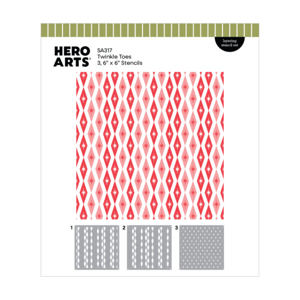Hero Arts Twinkle Toes Layering Stencils Hero Arts Twinkle Toes Layering Stencils
