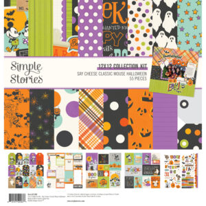 Simple Stories Say Cheese Clasimple Storiesic Mouse Halloween Collection Kit