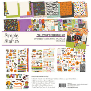 Simple Stories Say Cheese Clasimple Storiesic Mouse Halloween Collector's Esimple Storiesential Kit