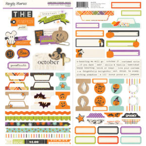Simple Stories Say Cheese Clasimple Storiesic Mouse Halloween Cardstock Stickers Basics