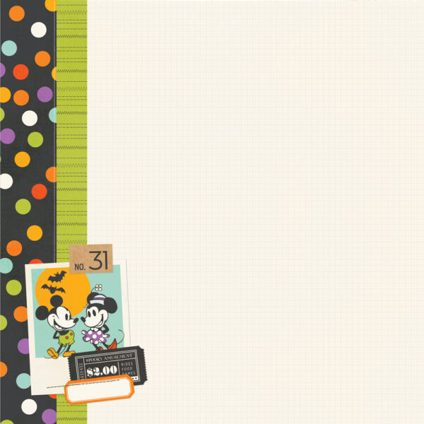 Simple Stories Say Cheese Clasimple Storiesic Mouse Halloween 12X12 Mischief & Mayhem