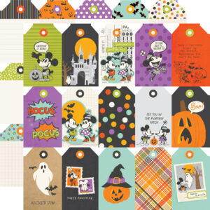Simple Stories Say Cheese Clasimple Storiesic Mouse Halloween 12X12 Tag Elements