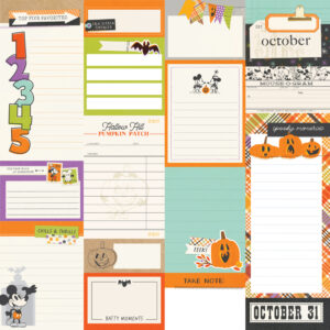 Simple Stories Say Cheese Clasimple Storiesic Mouse Halloween 12X12 Journal Elements