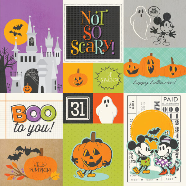 Simple Stories Say Cheese Clasimple Storiesic Mouse Halloween 12X12 Combo Elements