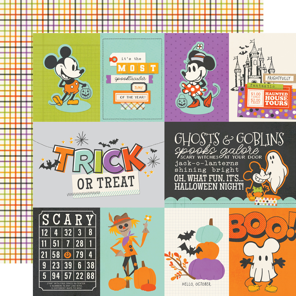Simple Stories Say Cheese Clasimple Storiesic Mouse Halloween 12X12 3X4/4X6 Elements