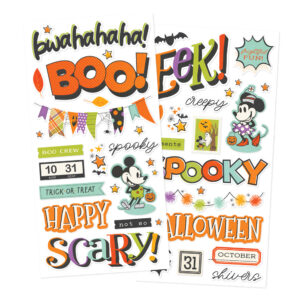 Simple Stories Say Cheese Clasimple Storiesic Mouse Halloween Foam Stickers