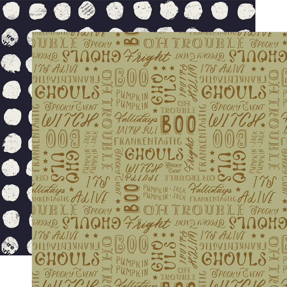 Simple Stories Frightful Fun 12X12 Something Wicked