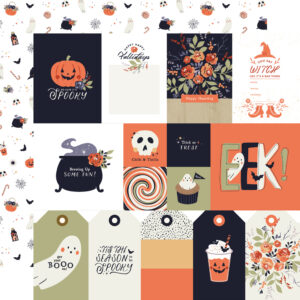 Simple Stories Frightful Fun 12X12 Elements 1