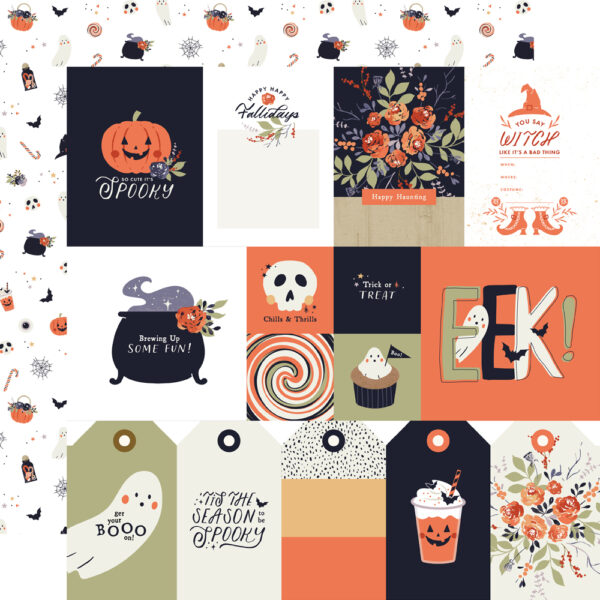 Simple Stories Frightful Fun 12X12 Elements 1