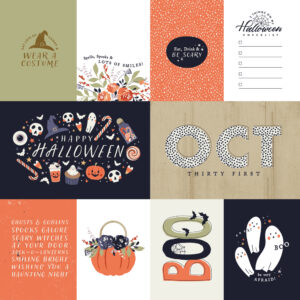 Simple Stories Frightful Fun 12X12 Elements 2