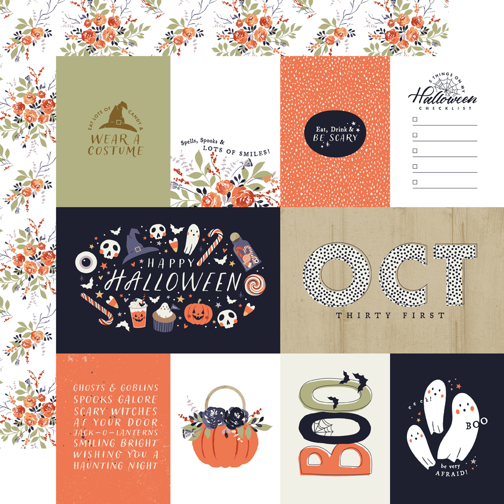 Simple Stories Frightful Fun 12X12 Elements 2