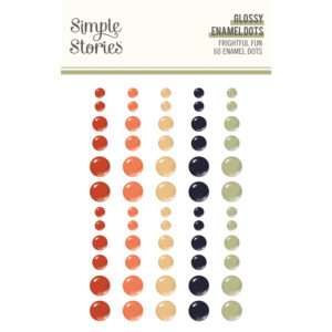 Simple Stories Frightful Fun Glosimple Storiesy Enamel Dots