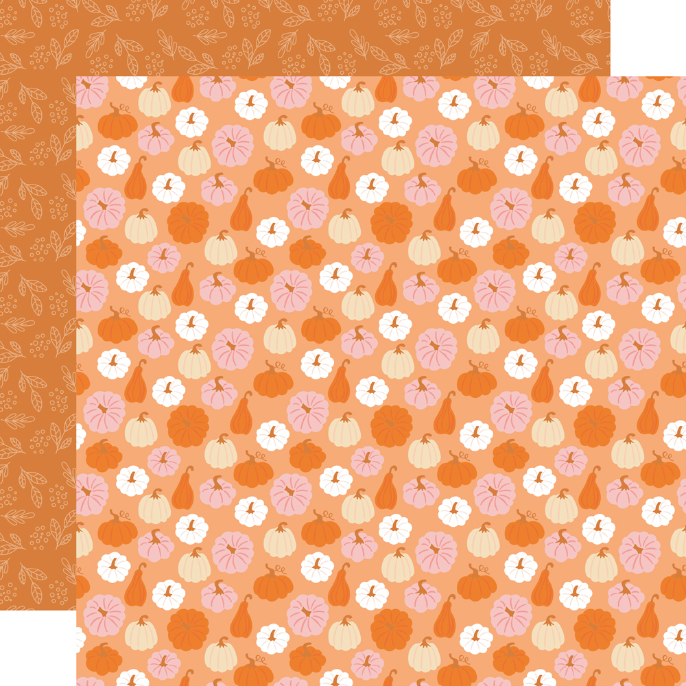 Simple Stories Pumpkins & Plaid 12X12 Hey, Pumpkin!