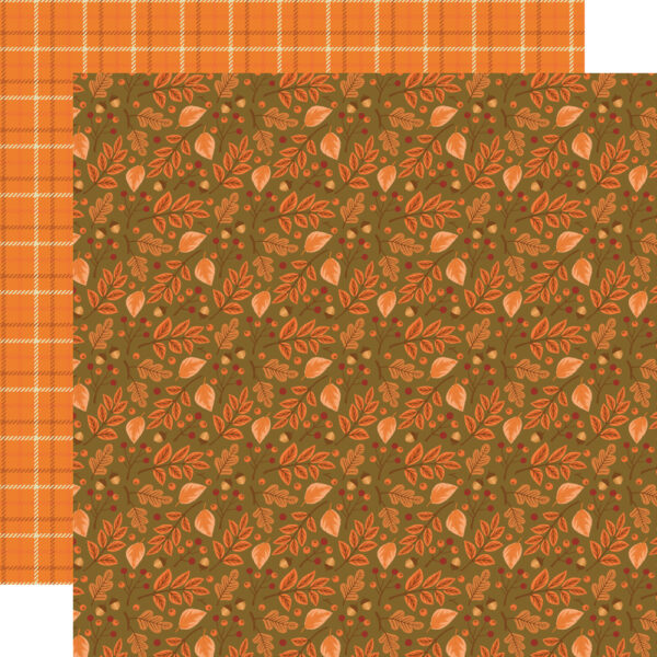 Simple Stories Pumpkins & Plaid 12X12 Cozy Things