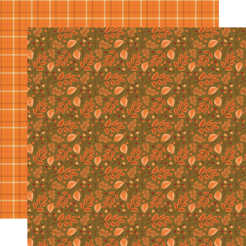 Simple Stories Pumpkins & Plaid 12X12 Cozy Things