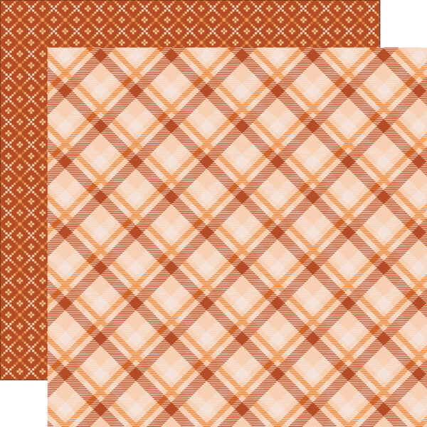 Simple Stories Pumpkins & Plaid 12X12 Blanket Weather