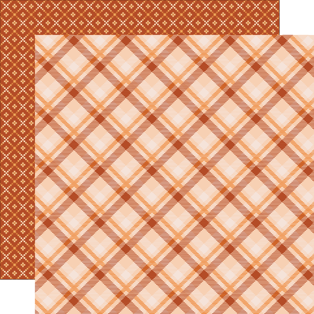 Simple Stories Pumpkins & Plaid 12X12 Blanket Weather