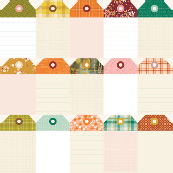 Simple Stories Pumpkins & Plaid 12X12 Tag Elements