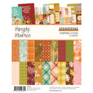 Simple Stories Pumpkins & Plaid 6X8 Pad
