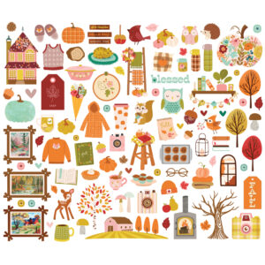 Simple Stories Pumpkins & Plaid Bits & Pieces