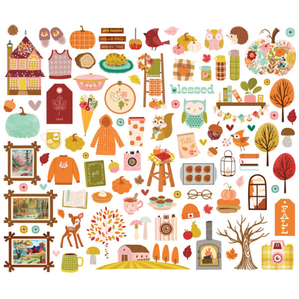 Simple Stories Pumpkins & Plaid Bits & Pieces