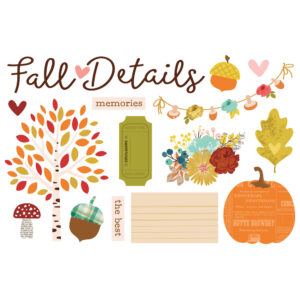 Simple Stories Pumpkins & Plaid Simple Pages Page Pieces