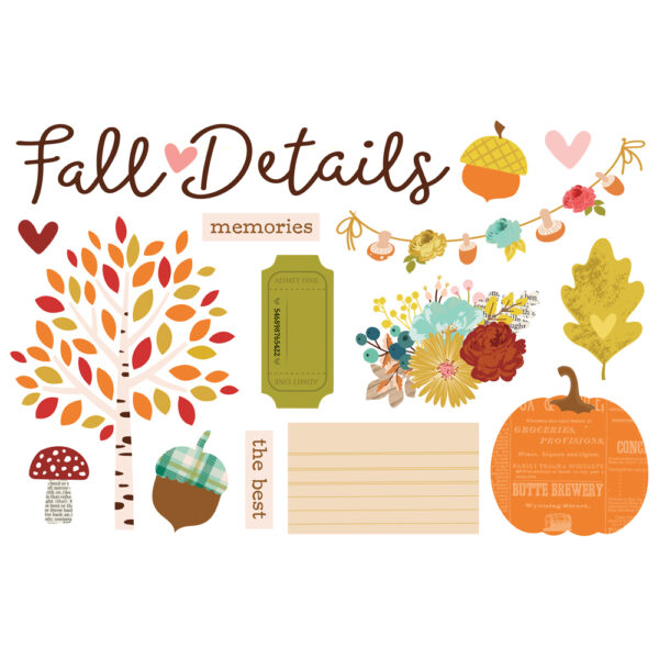 Simple Stories Pumpkins & Plaid Simple Pages Page Pieces