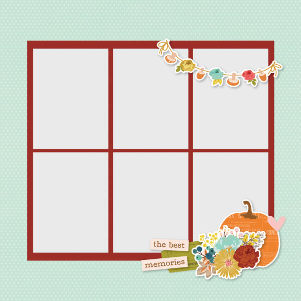 Simple Stories Pumpkins & Plaid Simple Pages Page Pieces