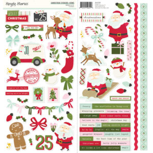 Simple Stories Kringle & Co. Cardstock Stickers Icons