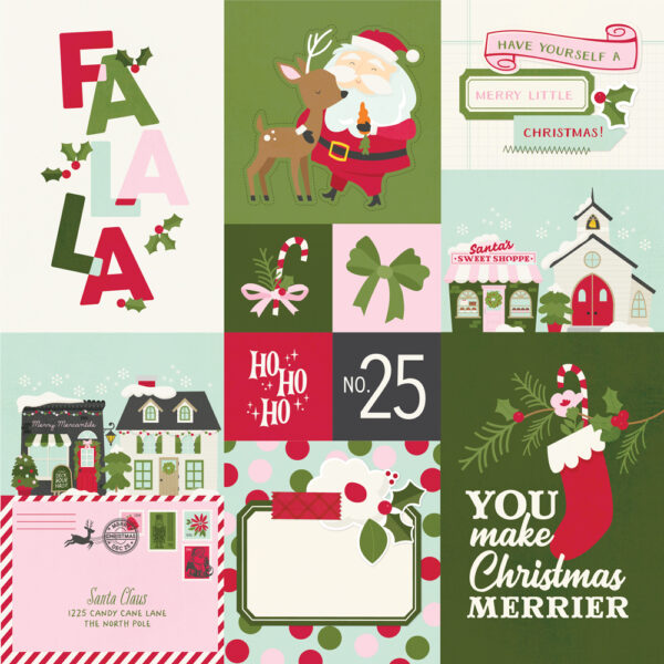 Simple Stories Kringle & Co. 12X12 Combo Elements