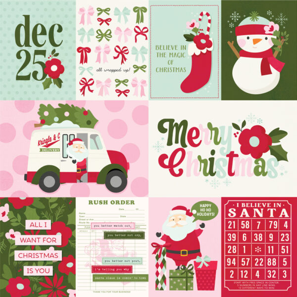 Simple Stories Kringle & Co. 12X12 3X4/4X6 Elements