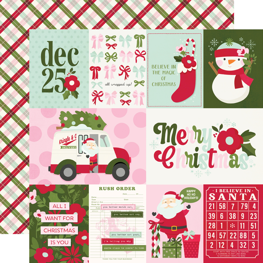 Simple Stories Kringle & Co. 12X12 3X4/4X6 Elements