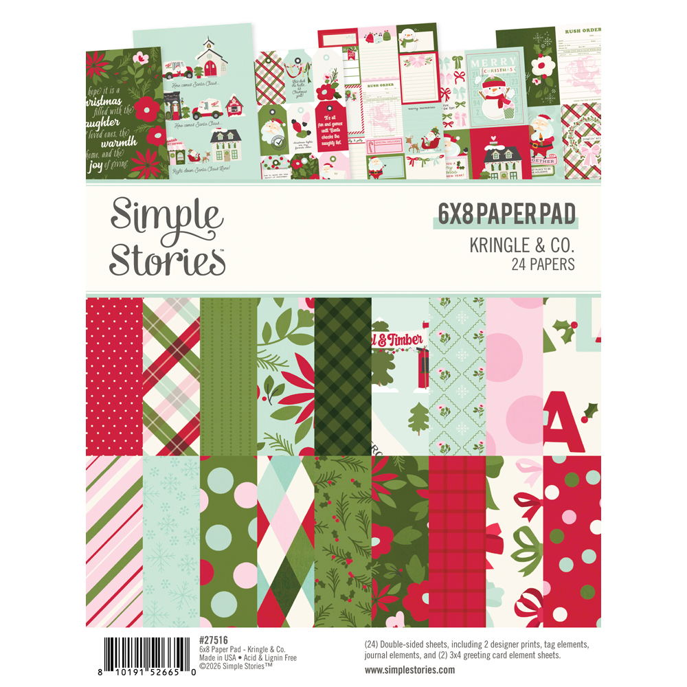 Simple Stories Kringle & Co. 6X8 Pad