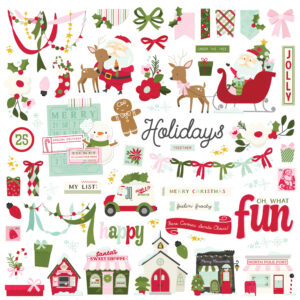 Simple Stories Kringle & Co. Chipboard Pieces