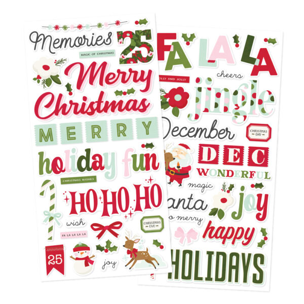 Simple Stories Kringle & Co. Foam Stickers