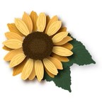 Honey Bee Die Lovely Layers: Sunflowers