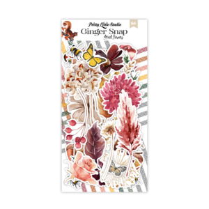 Pretty Little Studio Ginger Snap Die-cuts Dried Flowers