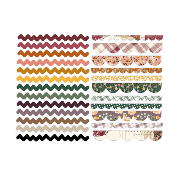 Pretty Little Studio Ginger Snap Die-cuts Cinnamon Topping