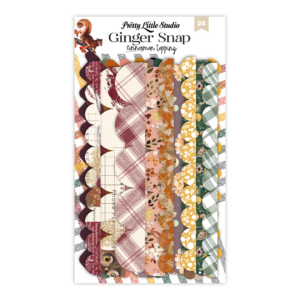Pretty Little Studio Ginger Snap Die-cuts Cinnamon Topping