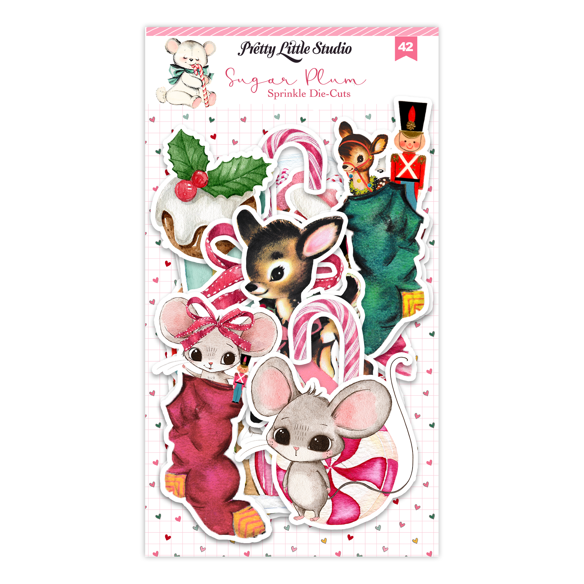 Pretty Little Studio Sugar Plum Die-cuts Sprinkles