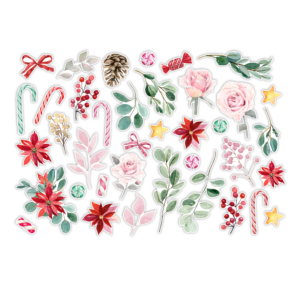Pretty Little Studio Sugar Plum Die-cuts Holiday Stems