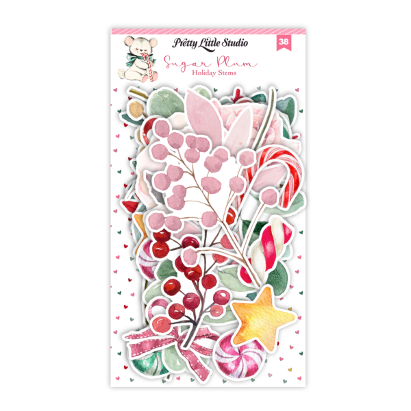 Pretty Little Studio Sugar Plum Die-cuts Holiday Stems Pretty Little Studio Sugar Plum Die-cuts Holiday Stems