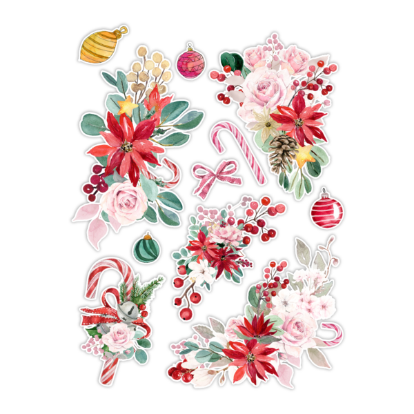 Pretty Little Studio Sugar Plum Die-cuts Merry Berry Florals