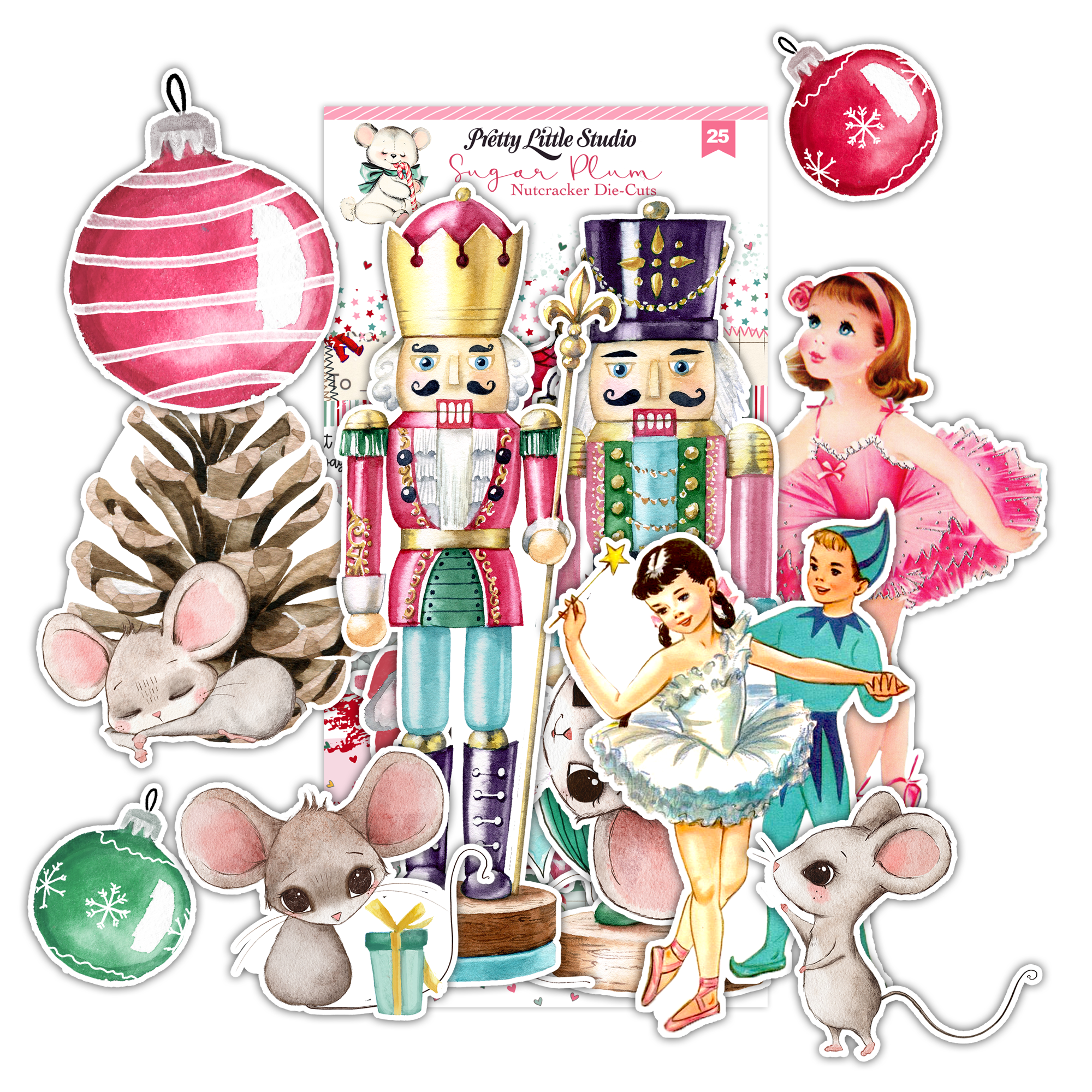 Pretty Little Studio Sugar Plum Die-cuts Nutcracker (Large)