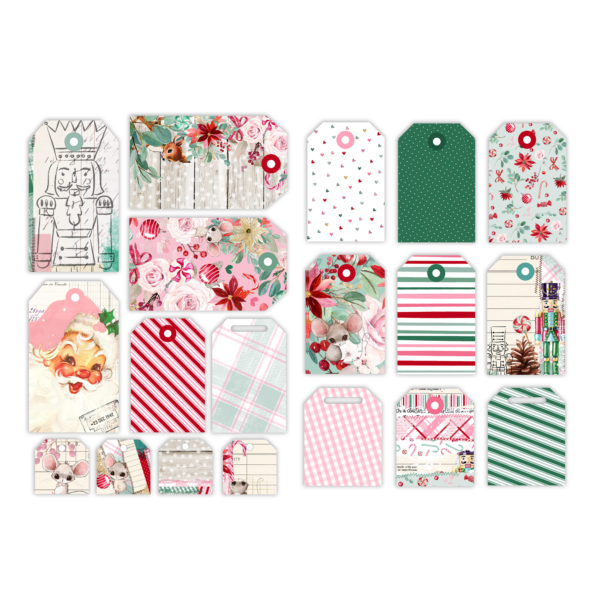 Pretty Little Studio Sugar Plum Die-cuts Snickerdoodle Tags