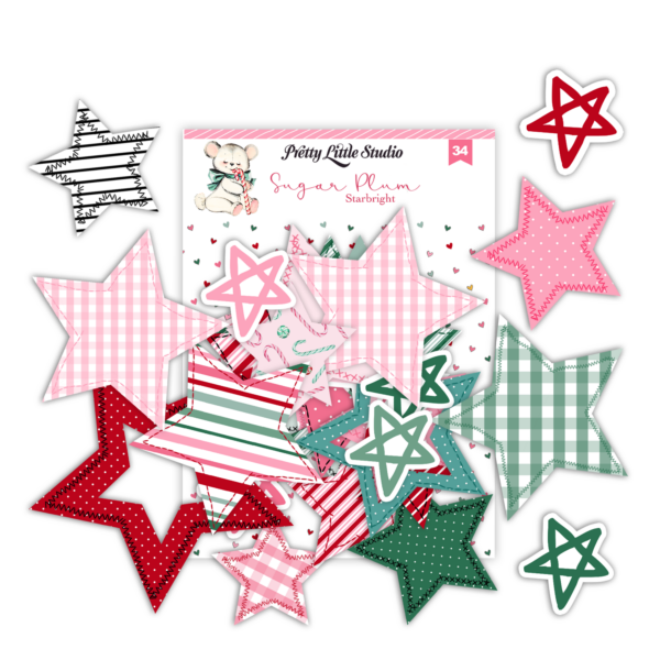 Pretty Little Studio Sugar Plum Die-cuts Starbright