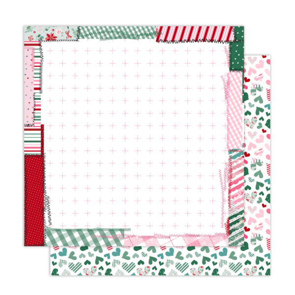 Pretty Little Studio Sugar Plum 12X12 Candy Hearts Snap