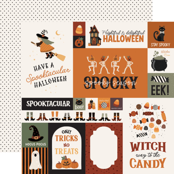 Carta Bella Handmade Halloween 12X12 Multi Journaling Cards Carta Bella Handmade Halloween 12X12 Multi Journaling Cards